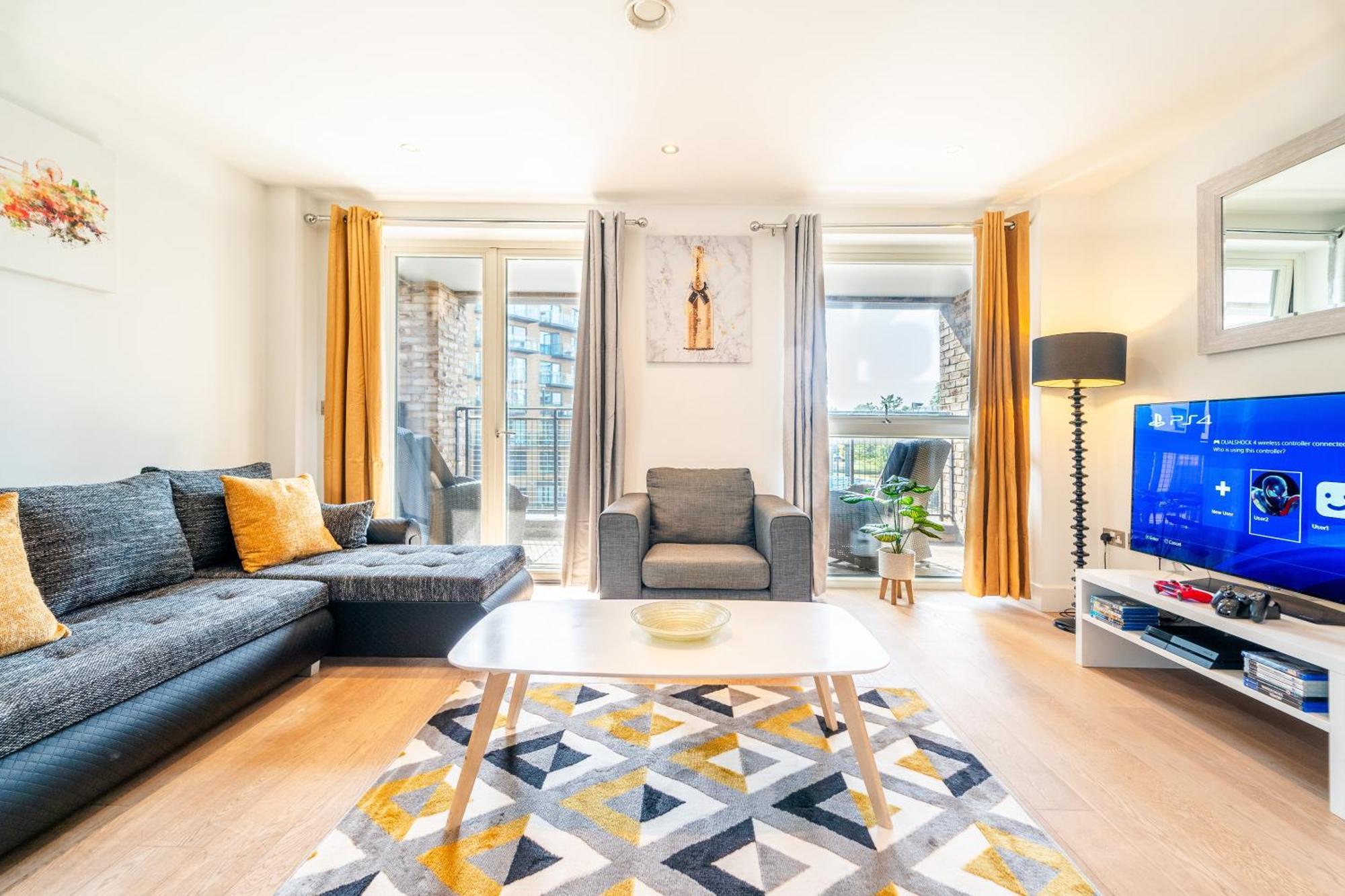 Apartamento Luxury Greenwich 2bed 2bath - Sleep 6 Guest- 1 Min From Station - Close To Greenwich Maritime- Playstation Provided
